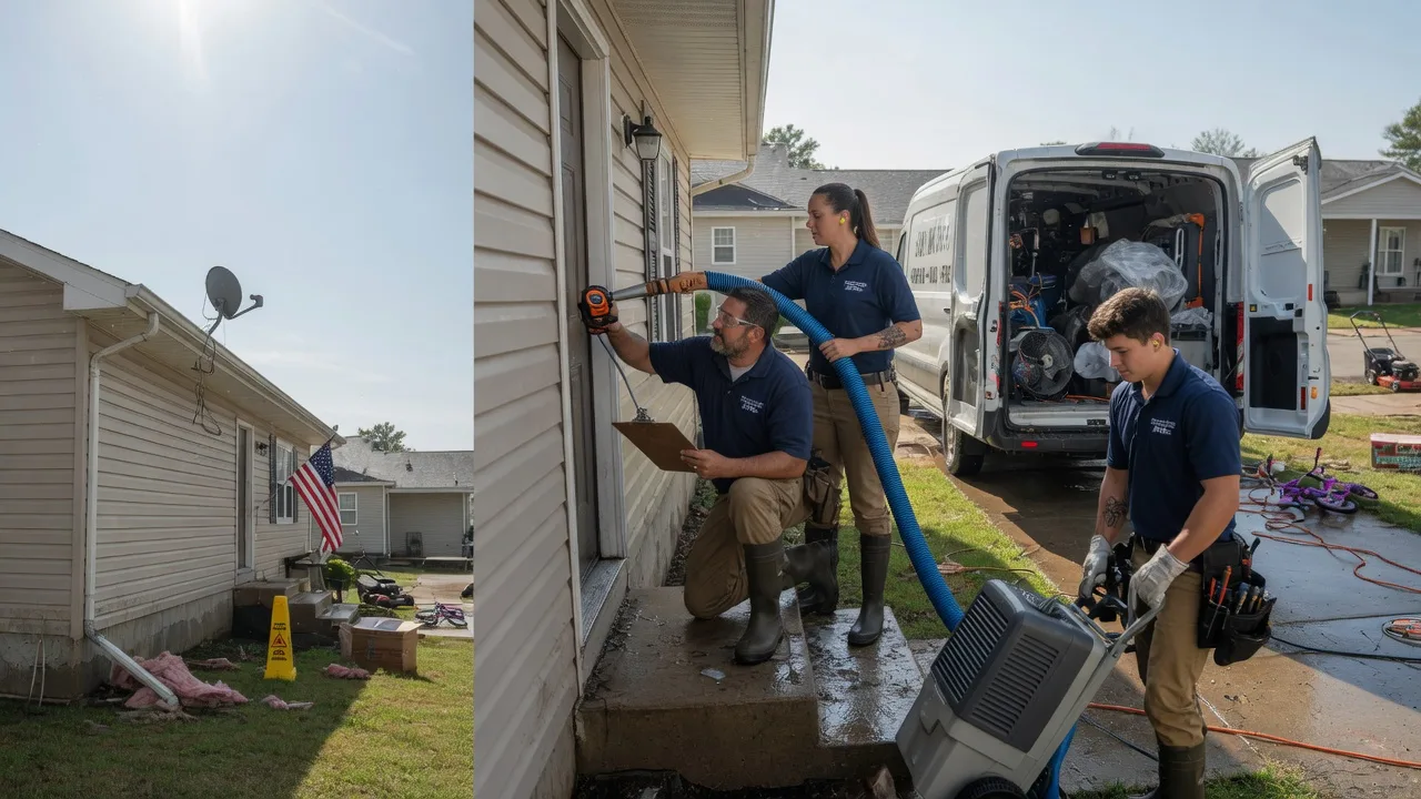 Ceiling Water Damage Restoration in Leon, IA near me